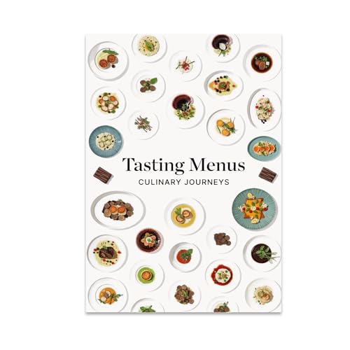 Tasting Menus Culinary Journeys Poster, Kitchen Dining Room Decor, 13x19 Inches, Unframed, Landscape, Rectangular
