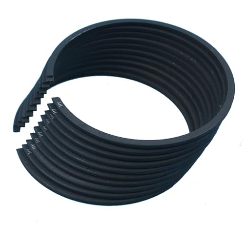 HUVNEXA 10 piezas/lote anillo de pistón 45 mm * 1,2 mm Komastu, for Zenoah, G5200 motosierra china 5200 52CC YD52 TOPSUN, for ZOMAX, STIGA, for Alpina, Anova ama Kit de anillos de pistón para recortad