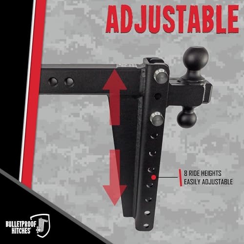 Image of Bulletproof 2.5 inch Heavy Duty 14 inch Drop /Rise Hitch