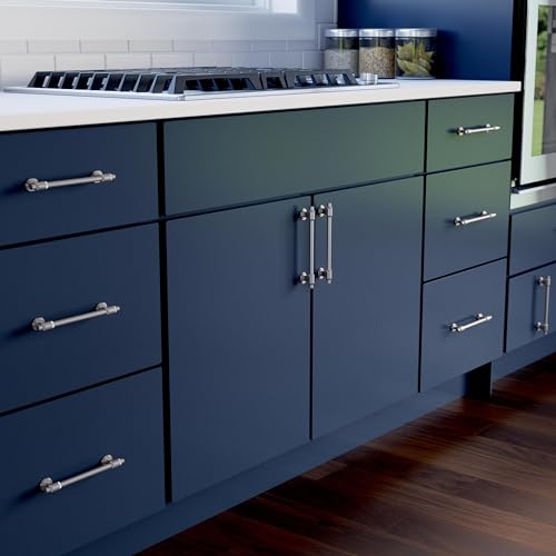 Tirador ajustable de borde estriado para renovar muebles sin hacer nuevos agujeros 3