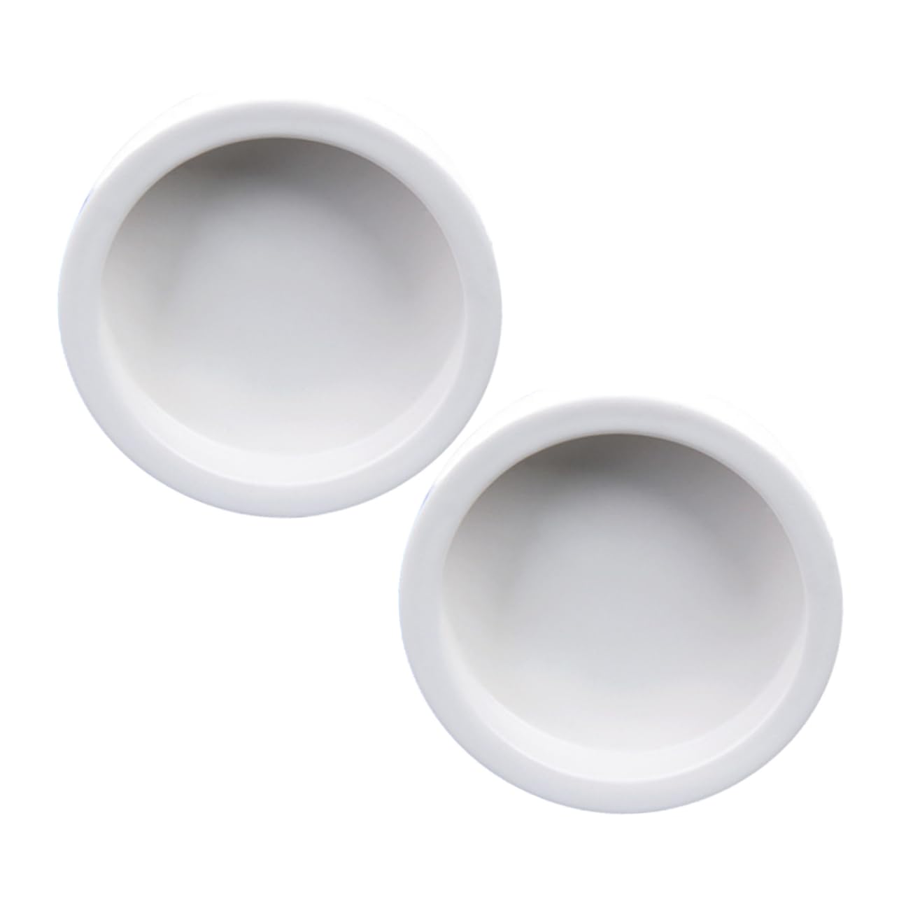 HOLIDYOYO Ceramic Lizard Food Bowl Set 2 Pcs Large Reptile Water Feeders Easy to Clean Pet Reptile Supplies