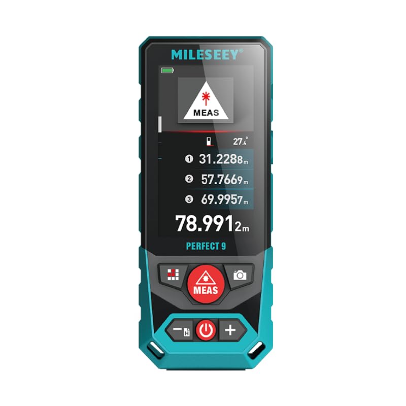 Image of MileSeey P9 300M Multifunctional Laser Measurement Tool with Pointfinder Camera, P2P Technology, Perfect for Outdoor Long Range Measurement 300M, Accuracy: ±2mm, Measuring Units: M /in /ft /ft+ in