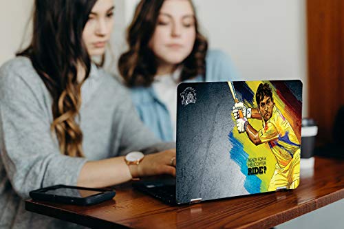 Image of Galaxsia Dhoni Vinyl Laptop Skin /Sticker /Cover /Decal Compatible for Any 15.6 Inches Laptop(Hp /Dell /Sony /Acer /Lenovo /Asus. Etc) Or Notebook.