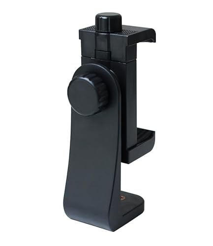 スマホホルダー スマホクリップ コールドシュー付 360°回転 角度調整 三脚 一脚 自撮り棒用 三脚スタンド 三脚アダプター 1/4インチネジ スマートフォン三脚マウント 自撮り アダプターホルダークリップ アタッチメントホルダー アダプター for iPhone/Android/三脚/カメラ対応