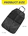 MoNing 2 PCS Kick Mat Back Seat Protector, Waterproof Car Backseat Protective Kick Mat with 2 Mesh Pockets, Large Vehicle Seat Back Kick Mat Organizer for Kids