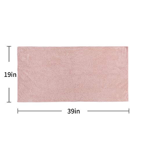 Image of Microfiber Hair Towel Quick Dry Hair Towel Hair Drying Towels Suitable for All Kinds of Hair Ultra Absorbent Long and Thick Hair 19X39inch Dark Brown (1pcs)