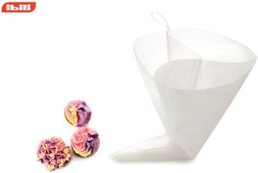 IBILI Triple Flexible Pastry Bag 40 cm, Composite Polymer, White, 40 x 7 x 3 cm
