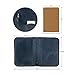 Hide & Drink, Zippered Journal Cover for Moleskine Notebook, XXL Size (8.5 x 11 in. Notebook NOT Included) Full Grain Leather, Handmade, Slate Blue