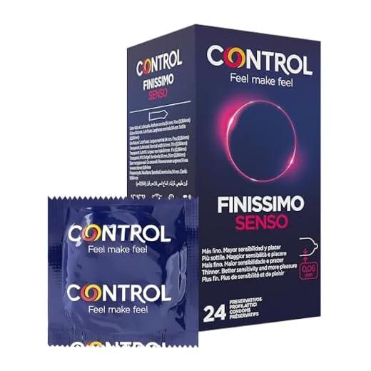 CONTROL Senso Kondome, 24 Extra Dünne Kondome, Länge 190 mm und Breite 54 mm