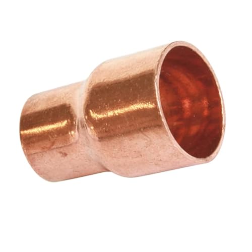 3S SuperSamaStore Riduzione Raccordo Ridotto Rame a Saldare Maschio 3/8″ x Femmina 1/4″ per Condizionatori, Giunto Rame Professionale per Tubi di Impianti di Climatizzazione e Idraulici
