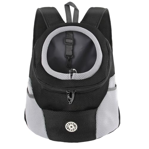 M MUNCASO Sac à Dos de Transporter pour Petits Chiens Tissu Elastique et Perméable avec Fond...