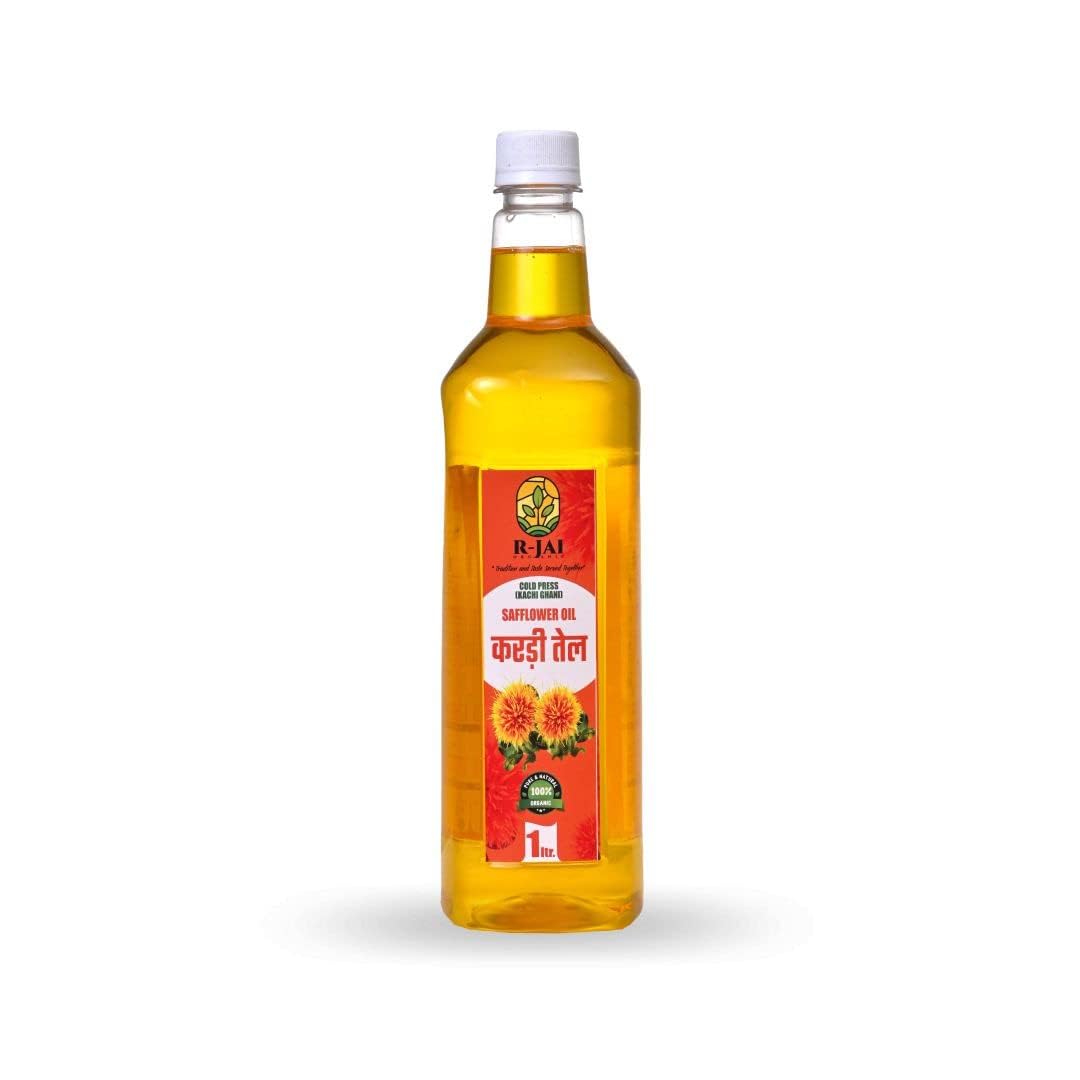 See full amazon price history chart for R-JAI Organic Cold Press (Kachi Ghani) Pure and Natural Safflower Oil, Chemical-Free | Cold Pressed Safflower Oil for Cooking - 1Liter R-JAI Organic Cold Press (Kachi Ghani) Pure and Natural Safflower Oil, Chemical-Free | Cold Pressed Safflower Oil for Cooking - 1Liter (B0CF2KDWCX) Amazon Price History, Amazon Price Tracker