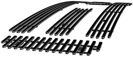 APS Compatible with Ford Excursion F-250 F-350 F-450 F-550 2005-2007 Honeycomb Style Between Bars Main Upper Stainless Steel Black Billet Grille Grill Insert F65799H