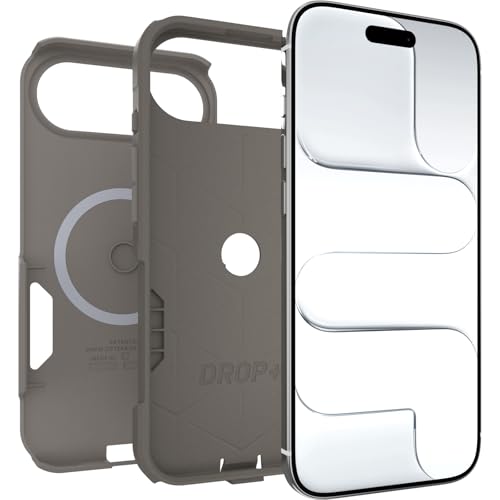 Coque iPhone Air Otterbox Commuter MagSafe grise anti-chute durable - 4