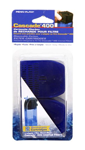 Penn-Plax Cascade 400 Filter with Internal Replacement Media, 2-Pack - Thumbnail 3