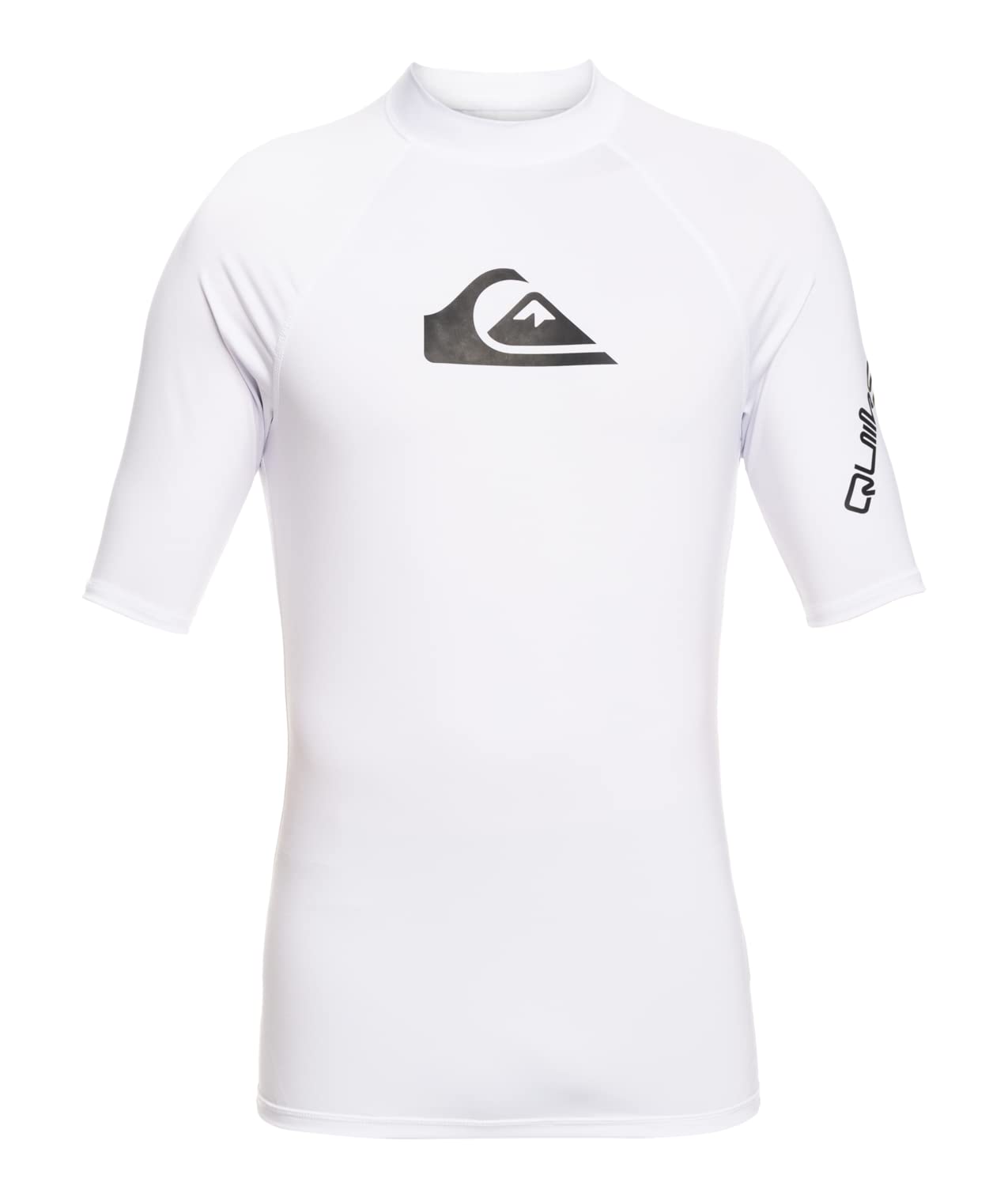 Quiksilver Boys' All Time Short Sleeve Rashguard, White 221, Medium