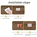 20 Pcs Sticky Pads for Laminate Flooring Tools, Compatible with Deep Texture Vinyl, LVP, Laminates & Hardwood Floors, Strong Adhesive Replacement Pads