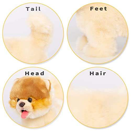 Cu-Mate Plush Interactive Pomeranian Simulation Dog-Realistic Puppy Electronic Toy Dog With Walking/Barking/Wagging Tail/Talking-Like Real Robotic Present Pet Toy For Toddler Girls Boys #TOP3