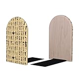 Construction bien pensée : conçu avec un panneau en bois de hêtre, une base en fer et une couche de mousse protectrice, cet ensemble agit comme un support de livre fonctionnel et s'intègre parfaitement aux serre-livres, aux collections de serre-livres et aux supports de livres imprimés exotiques vintage pour étagères
