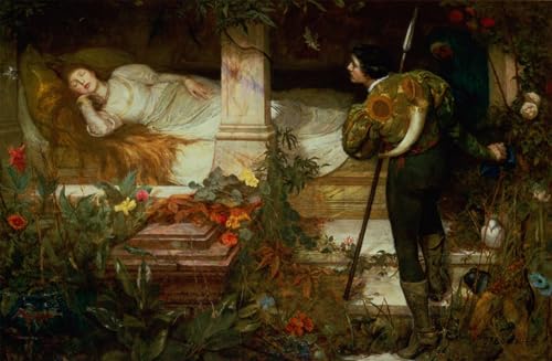 Poster La au bois dormant par Edward Frederick Brewtnall Toile 60x90cm