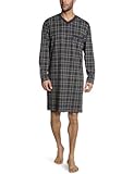 Schiesser Herren Schlafshirt 135551-207, Gr. 48 (S), Grau (207-graphit)