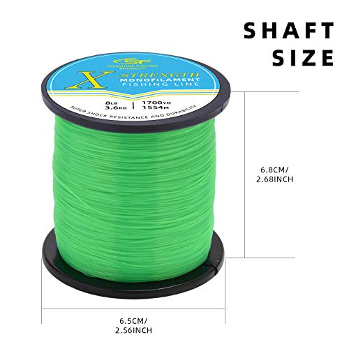 Image of SF Monofilament Fishing Line Premium Spool X-Strong Mono Nylon Material Leader Line for Saltwater Freshwater 8 /10 /12 /15 /20 /25 /30 /40 /50 /60 /80 /100LB