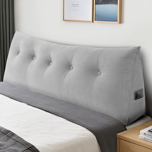 Huatean Home Soft Headboard Pillow Queen Size, Wall Backrest...