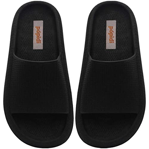 Chinelo Estilo Nuvem Infantil Feminino Nº 25 Ao 36 Sandália Slide 12.47 (Preto, Infantil, br_footwea