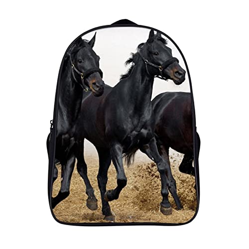 Sac à dos scolaire enfants motif Horse parfait pour l'école primaire et les sorties