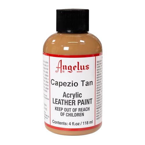 Angelus Acrylic Leather Paint, 4 Fl Oz (pack Of 1), Capezio Tan