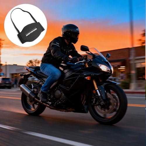 GZRXIOUS Motorrad Schuhschutz mit Verstellbarem Elastischem Band, Anti-Rutsch Schaltschutz Pad Gummi mit Klettverschluss,Schuhschutz Stiefel, Universal Schuhabdeckung Motorrad Schuhschutz für Stiefel