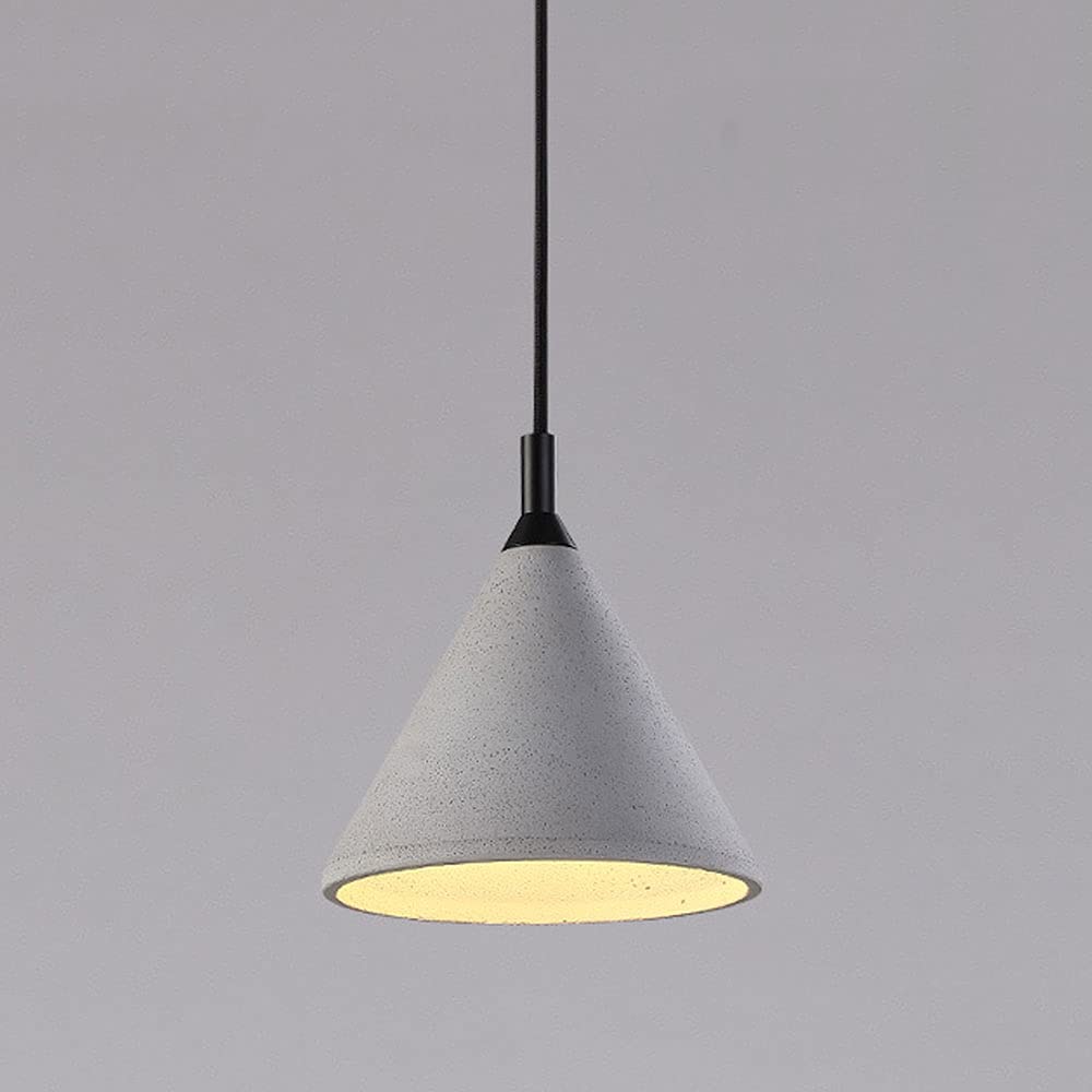 Lampe suspendues rétro en ciment pour éclairer un couloir sombre