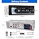 Autoradio mit Bluetooth 5.0, FM/AM 1 DIN Mit Freisprecheinrichtung und USB-Ladeanschluss, MP3-Player/2 USB/AUX/SD, FM-Stereo-Sound,Fernbedienung, LCD-Display, iOS & Android