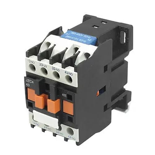 Contactor de CA JZC4-40 con bobina de 50/60 Hz y 4 contactos auxiliares NA