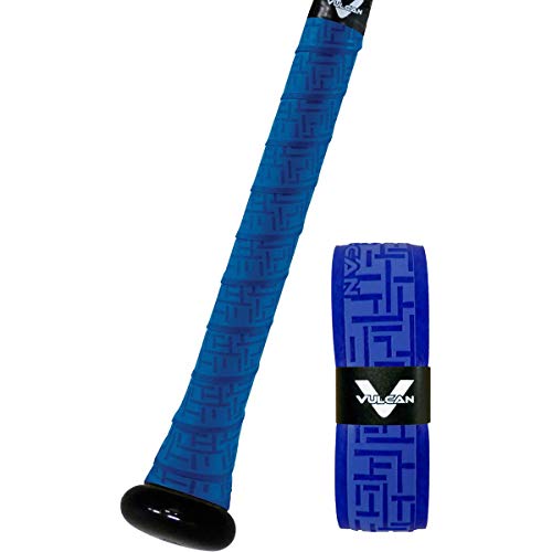 Grip Vulcan bleu roi 0.50 mm pour optimiser la prise en main de votre batte