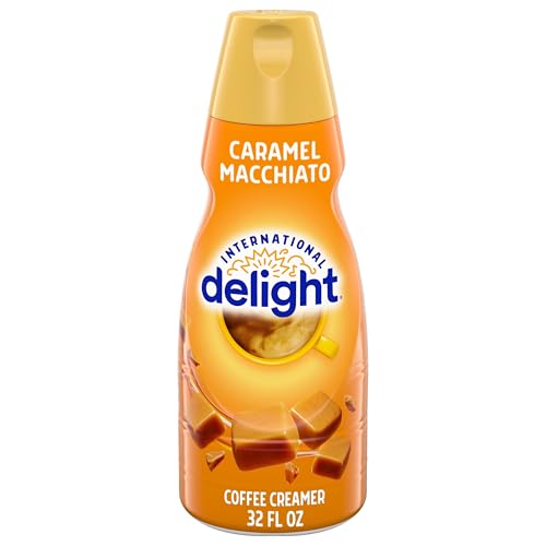 International Delight Coffee Creamer, Caramel Macchiato, Refrigerated Flavored Creamer, 32 FL OZ Bottle