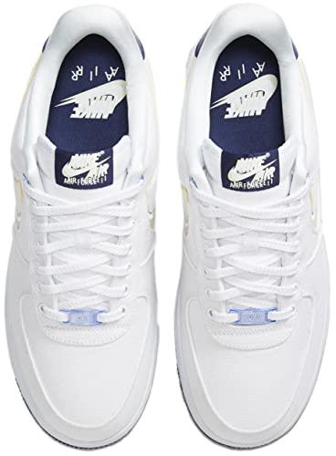 Nike, Basketballschuhe Herren 40 EU, Wei&szlig; Wei&szlig; Fossil Blau Void, 40 EU