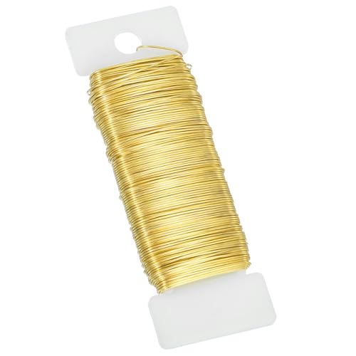 Alambre de flores flexible y resistente PATIKIL de 38 yardas para diademas