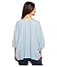 Joe's Jeans Women's Juliette Denim Gauze Blouse, Light Stonewash, XS