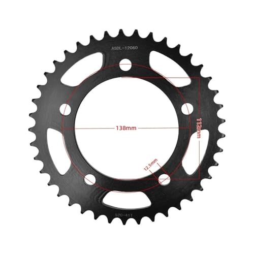 Pignon arrière de moto 520 anti-vibration pour CB500FA - 2