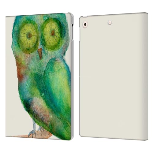 Étui portefeuille en cuir hibou vert pour iPad 10.2 protège votre tablette