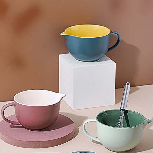 Set de 3 Tazones de Cerámica Rosados Gaolinci miniatura 4