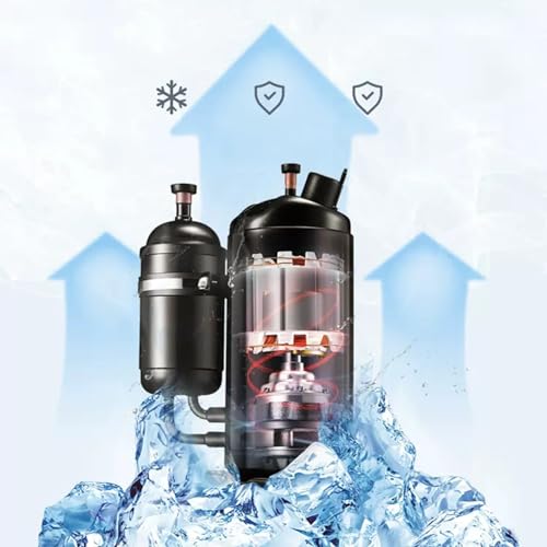 WOTZOV Eismaschine für den privaten oder gewerblichen Gebrauch, 22–30 l/h Softeismaschinen, kommerzielle dreifarbige Desktop-Süßeistüten-Gefriergeräte, Verkaufsautomat, Eiscreme-Aufsatz f – Bild 5