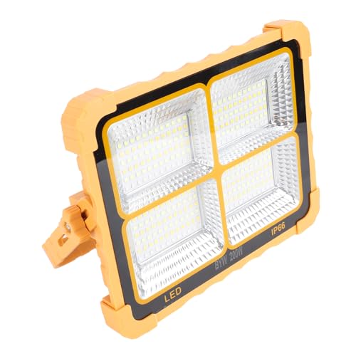 Projecteur LED 200W autonome IP65 pour illuminer vos coupures de courant et travaux nocturnes