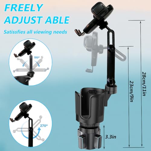Portavasos Expansor con Soporte para Teléfono para Carro miniatura 5
