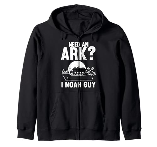 Divertente detto Hai bisogno di un"arca? I Noah Guy Christian Joke Sarcasmo Felpa con Cappuccio
