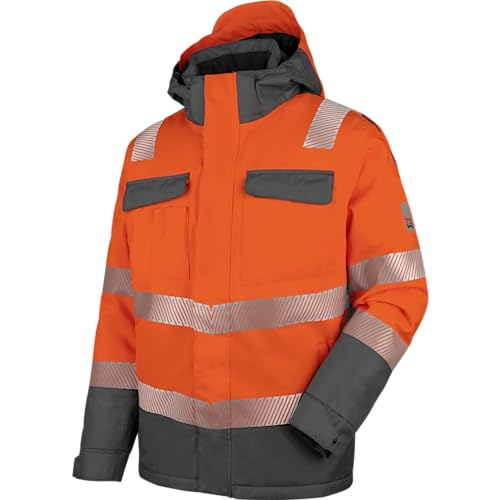 WÜRTH MODYF Warnschutz Parka Neon EN 20471 3 orange anthrazit - Größe M