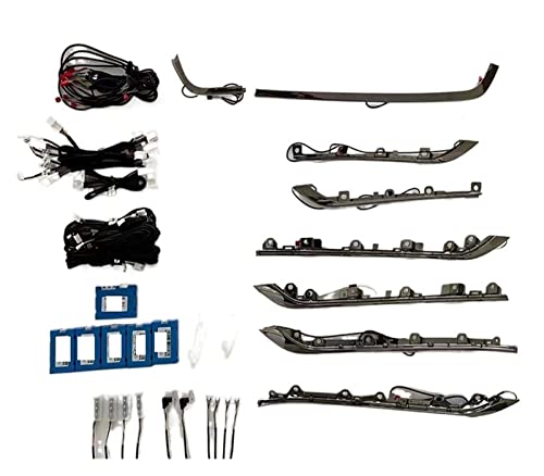 XCZPRKMXY Color High Bright Car Ambient Light Inter Full Set Led LHD/RHD Decorate Light Ambience Compatible with Toyota Vellfire Alphard Compatible with Lexus LM 64(for Alphard,LHD)