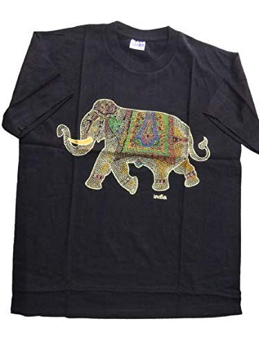 Elephant print T shirt - M - Blue 17 