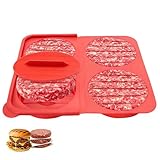 FAILUN Burger Press Patty Maker β 4-in-1 Non-Stick Silicone Hamburger Meat Press Mold with Storage,Dishwasher Safe & BPA Free,Perfect for Homemade Burgers, BBQ, Outdoor Grilling
